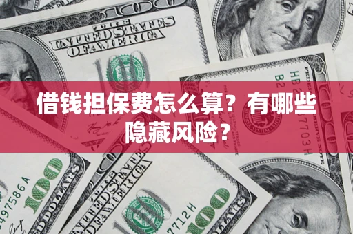 北京借钱担保费怎么算？有哪些隐藏风险？