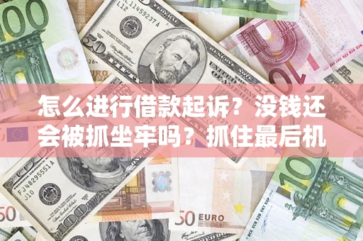 北京怎么进行借款起诉？没钱还会被抓坐牢吗？抓住最后机会！