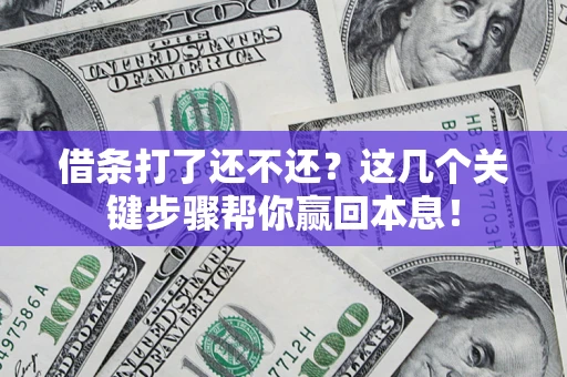 北京借条打了还不还？这几个关键步骤帮你赢回本息！