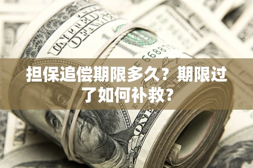 北京担保追偿期限多久？期限过了如何补救？