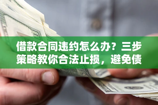 北京借款合同违约怎么办？三步策略教你合法止损，避免债务危机升级